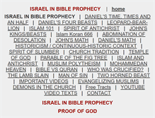 Tablet Screenshot of israelinbibleprophecy.com